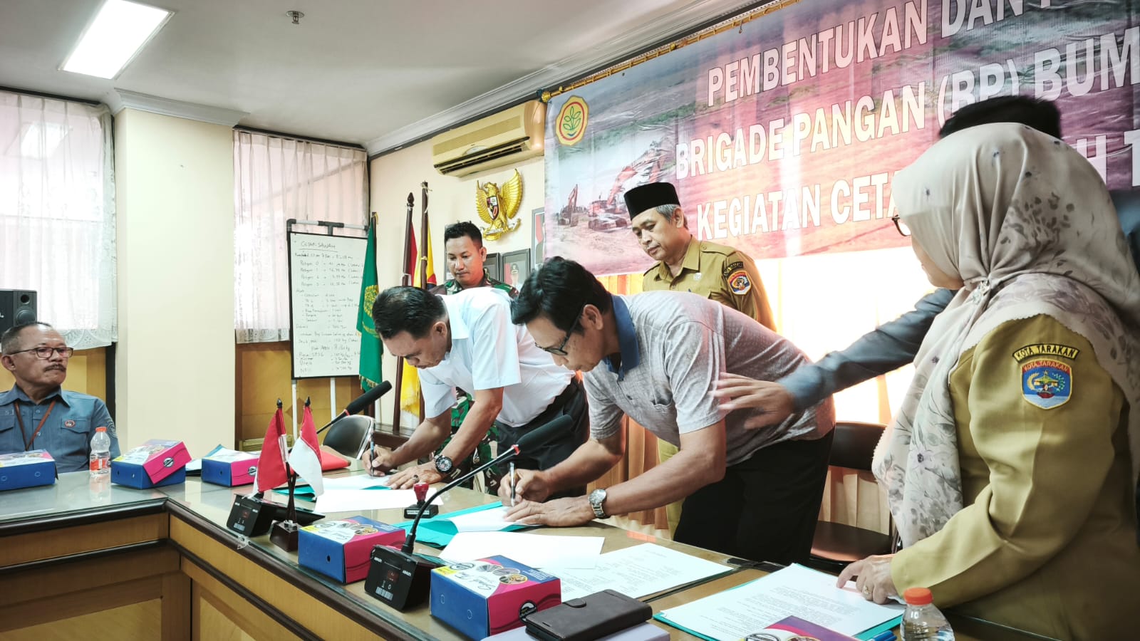 Pembentukan dan Pengukuhan Brigade Pangan Kegiatan Cetak Sawah Tahun 2026